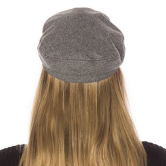 Brixton Ashland Cap Canvas Hat Moto Coastal Fishermancore Grey Small NEW - Picture 3 of 15